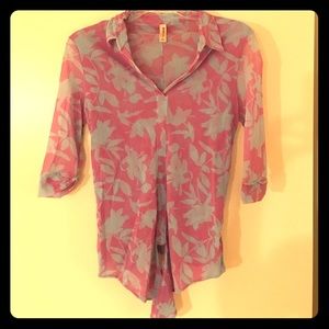 Hawaiian print shirt